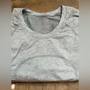 Grey Swiftly Tech Long Sleeve 2.0 Race Length